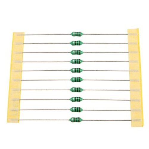 100uH 1/2W 0410 Color Ring Axial Lead Type Inductor – (10 Pieces Pack)