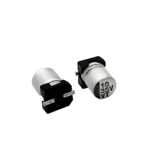 10uF 35V (SMD) Electrolytic Capacitor – 5 Pieces Pack