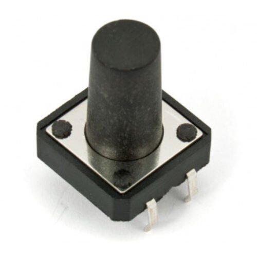 12x12x15mm Tactile 4 Pin Push Button Switch – 5 Pieces Pack