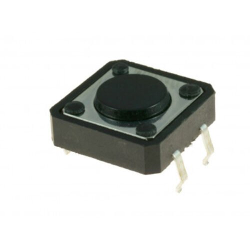 12x12x4.3mm Tactile 4 Pin Push Button Switch – 5 Pieces Pack
