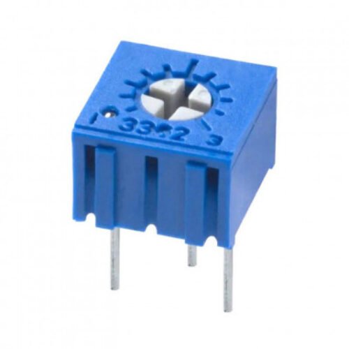 100 Ohm Variable Resistor (3362 Package) – Trimpot Trimmer Potentiometer
