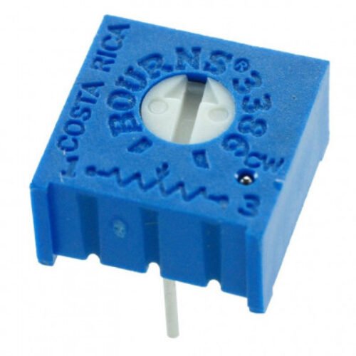 100 Ohm Variable Resistor (3386 Package) – Trimpot Trimmer Potentiometer