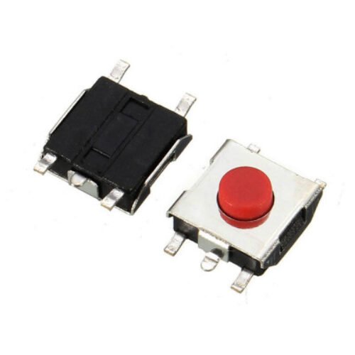 6x6x5mm SMD 5 Pin Tactile Switch – 5 Pieces pack