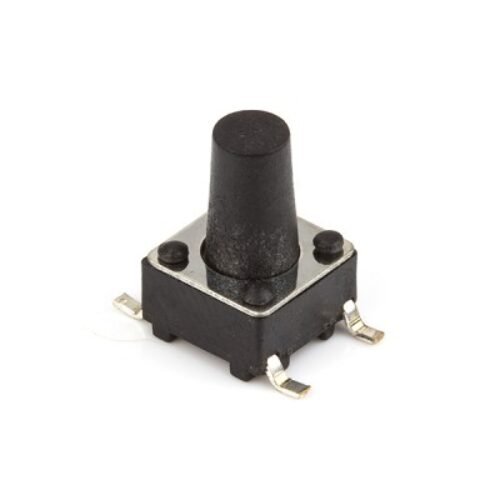 6x6x9.5mm SMD 4 Pin Tactile Switch – 5 Pieces Pack