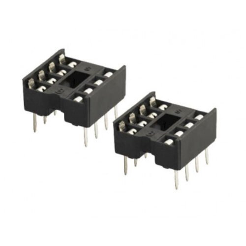 8 Pin IC Base (DIP) – 2 Pieces Pack
